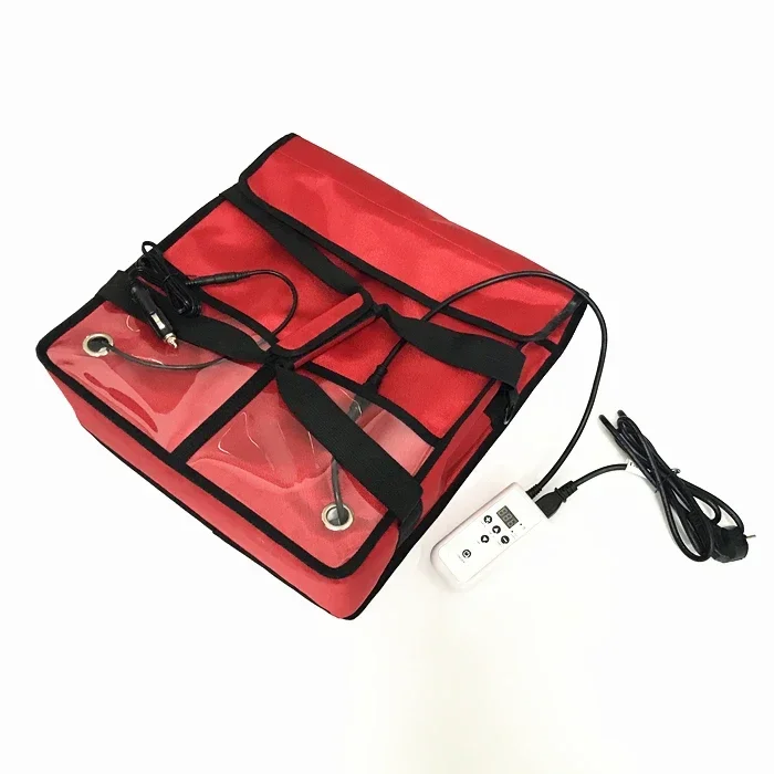 12V Motorcycle battery heat food delivery Pizza heater bag