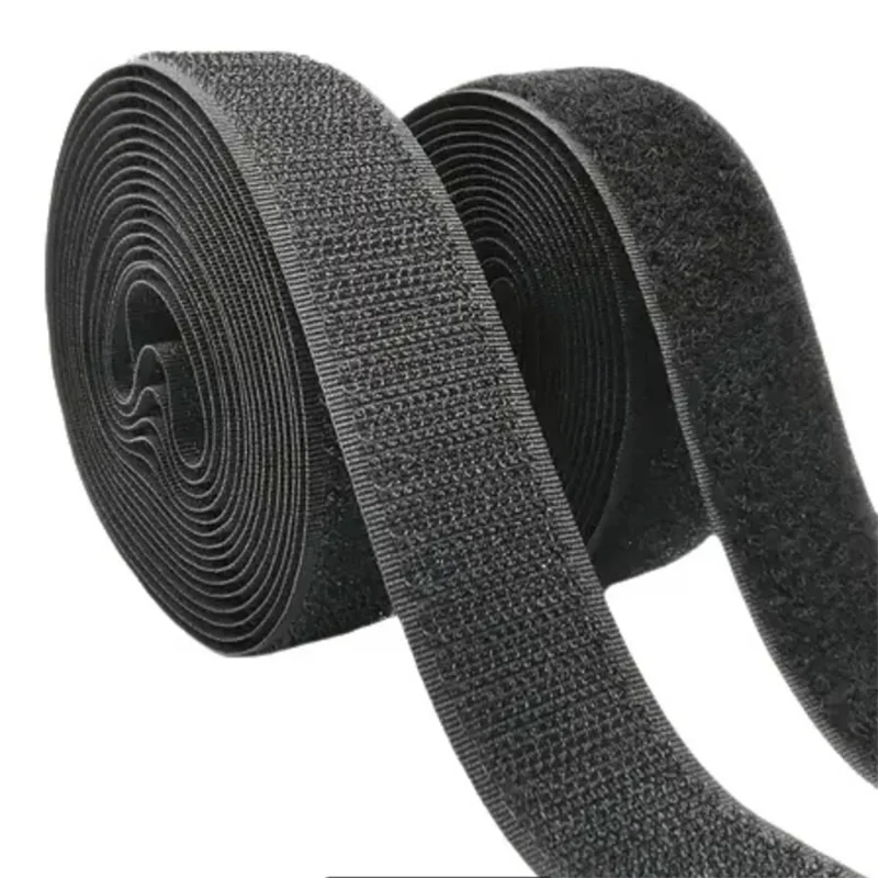 Nastro magico non adesivo da cucire: robusto nastro di fissaggio con gancio e anello in nylon, rotolo da 5 m (larghezza 20/25/30/50 mm) per abbigliamento, scarpe, borse
