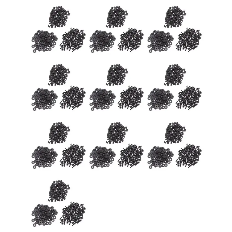 AAAF 1000Pcs Tek Lok Screw Set Chicago Screw Comes With Washer For DIY Kydex Sheath Hand Tool Parts