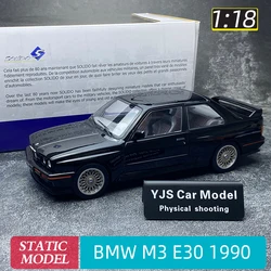 Solido 1:18 scale New BMW M3 E30 1990 alloy car model Modified model Car model Static display Holiday gift collection for friend