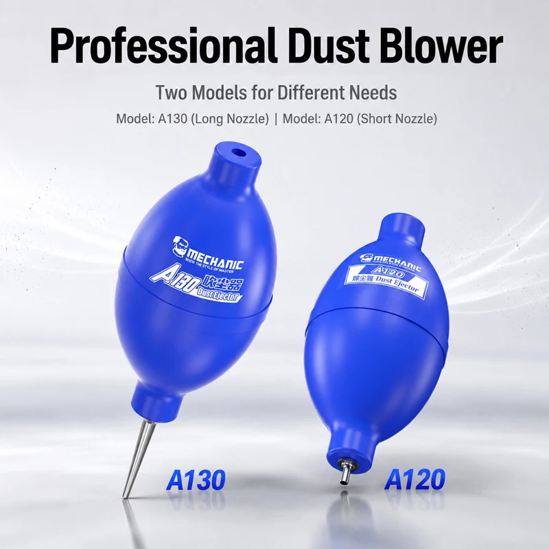 

MECHANIC A120/A130 Strong Air Dust Blower Ball for Mobile Phone Motherboard PCB PC Keyboard Camera Lens Dust Cleaning Tools