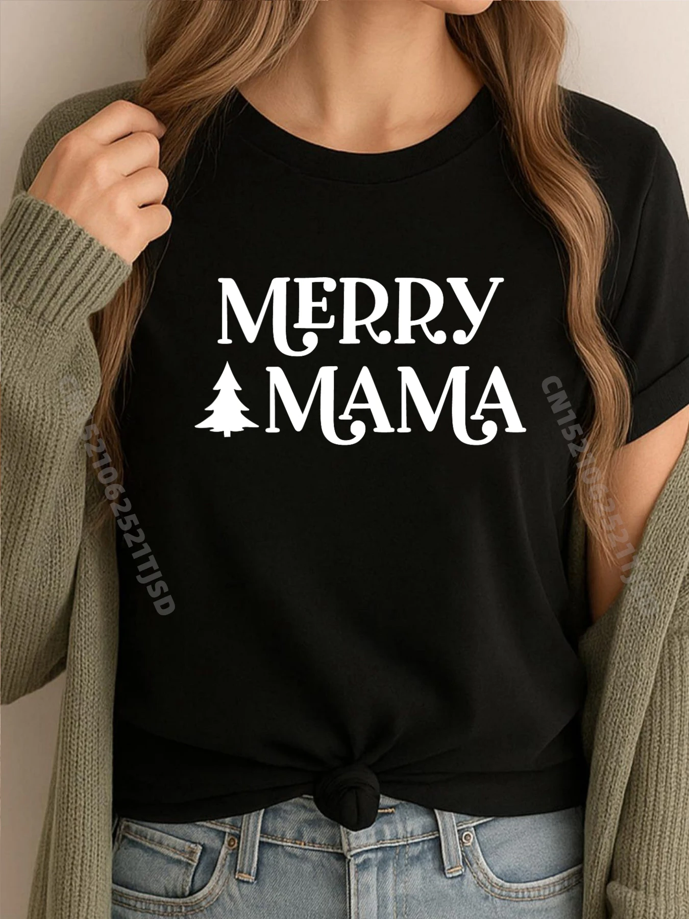

Женские рубашки с надписью Merry Mama Merry Christmas Mommy Mother, женские модные и модные рубашки с графикой, распродажа