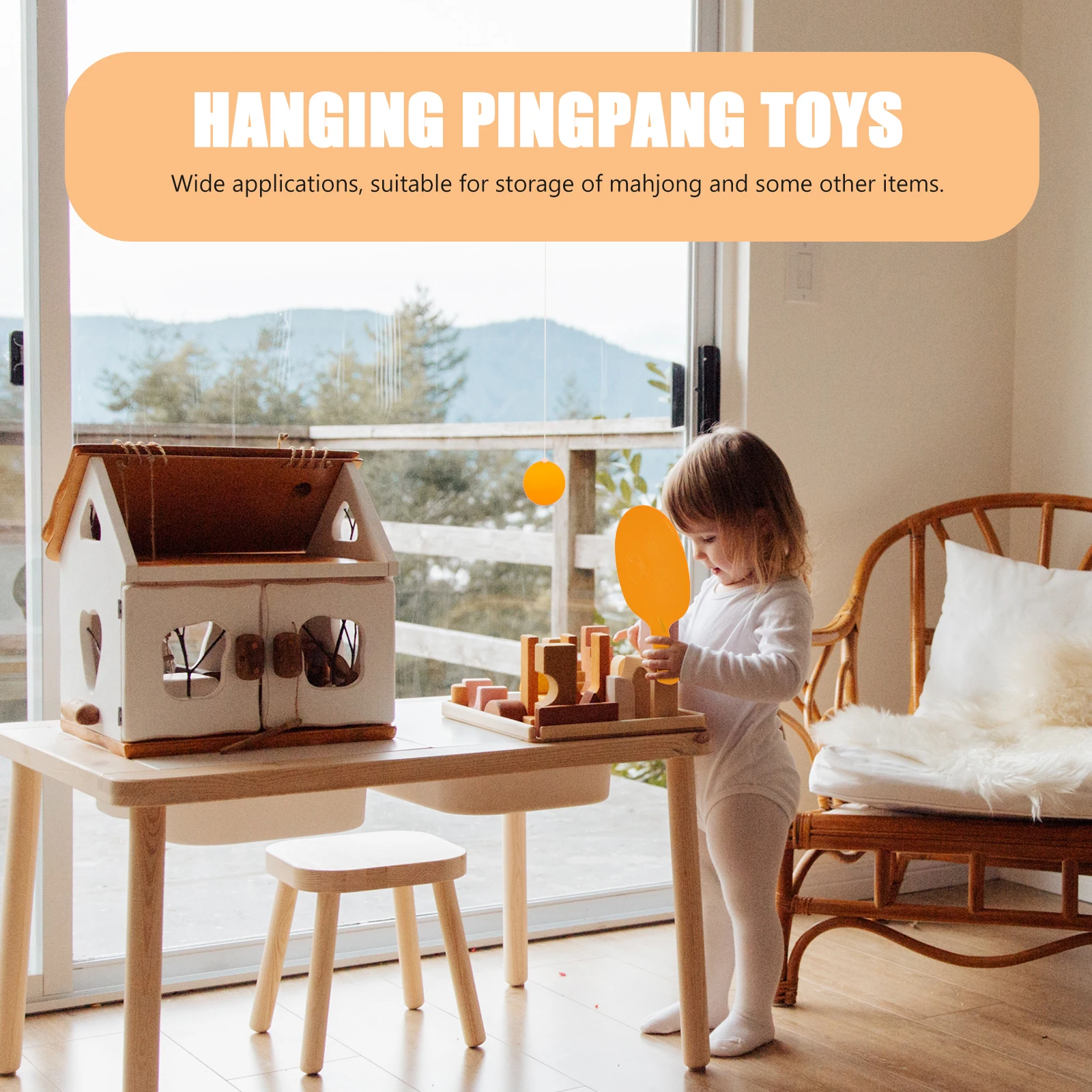 

s Table Tennis Trainer s Pong Paddle Hanging Family Pingpang 's Pingpong Training Kit