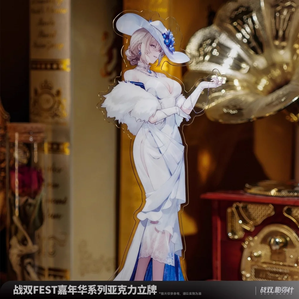 Game PUNISHING: GRIJZE RAVEN Vera Lucia Bianca Chroom Acryl Stand Display Cosplay Officieel Origineel Cadeau