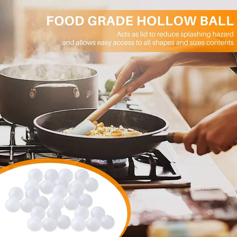 Sous Vide Cooking Balls BPA Free 20Mm 250 Balls With Mesh Drying Bag For Anova Joule Cookers Water Bath Cooking And Sous Vide Co