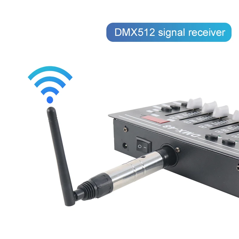 DMX 512 Transmitter GAW-MA4 2.4GWireless XLR Receiver for Disco DJ Party Bar StagePAR Laser Light Moving Head for Professionals