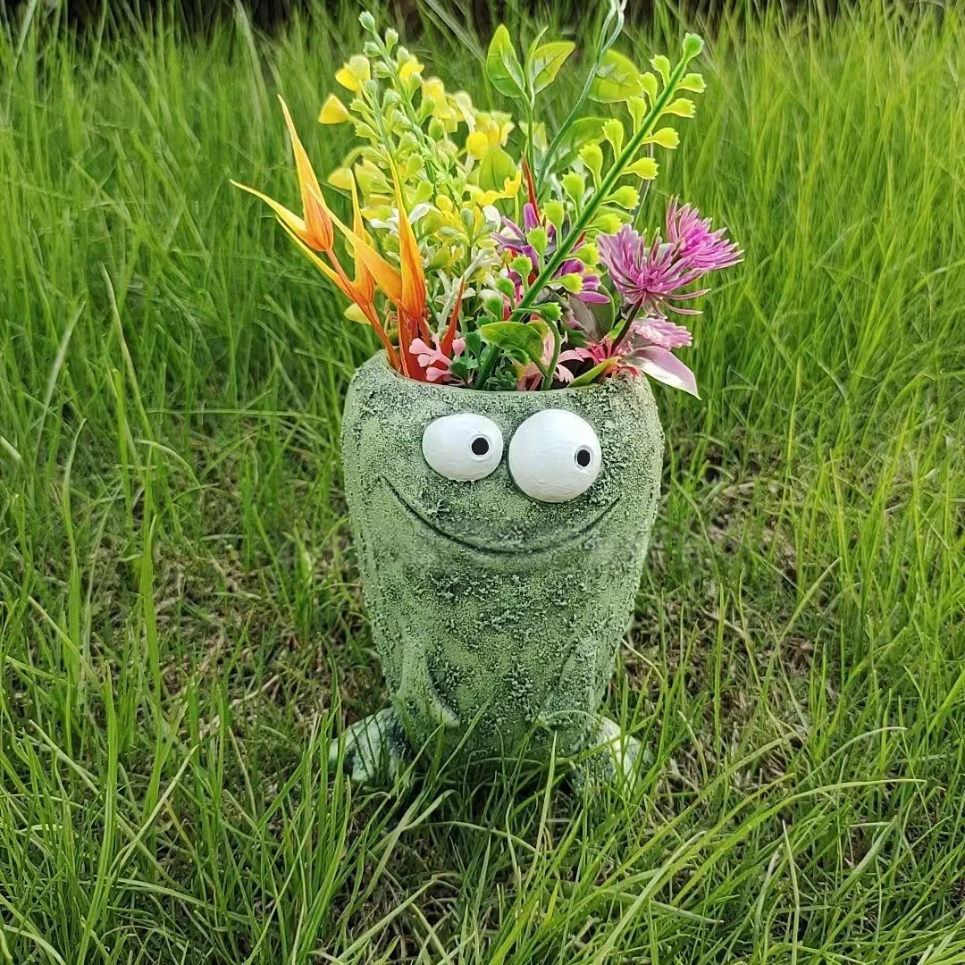 Frosch-Blumentopf aus Harz mit – Snake Plant Ceramic Bewertung und Preis