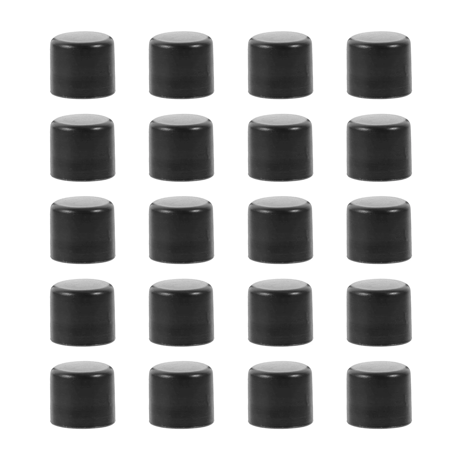 

20pcs Foosball End Caps Replacement Covers Plastic for Standard Foosball Tables Easy Install Simple Design Long Lasting