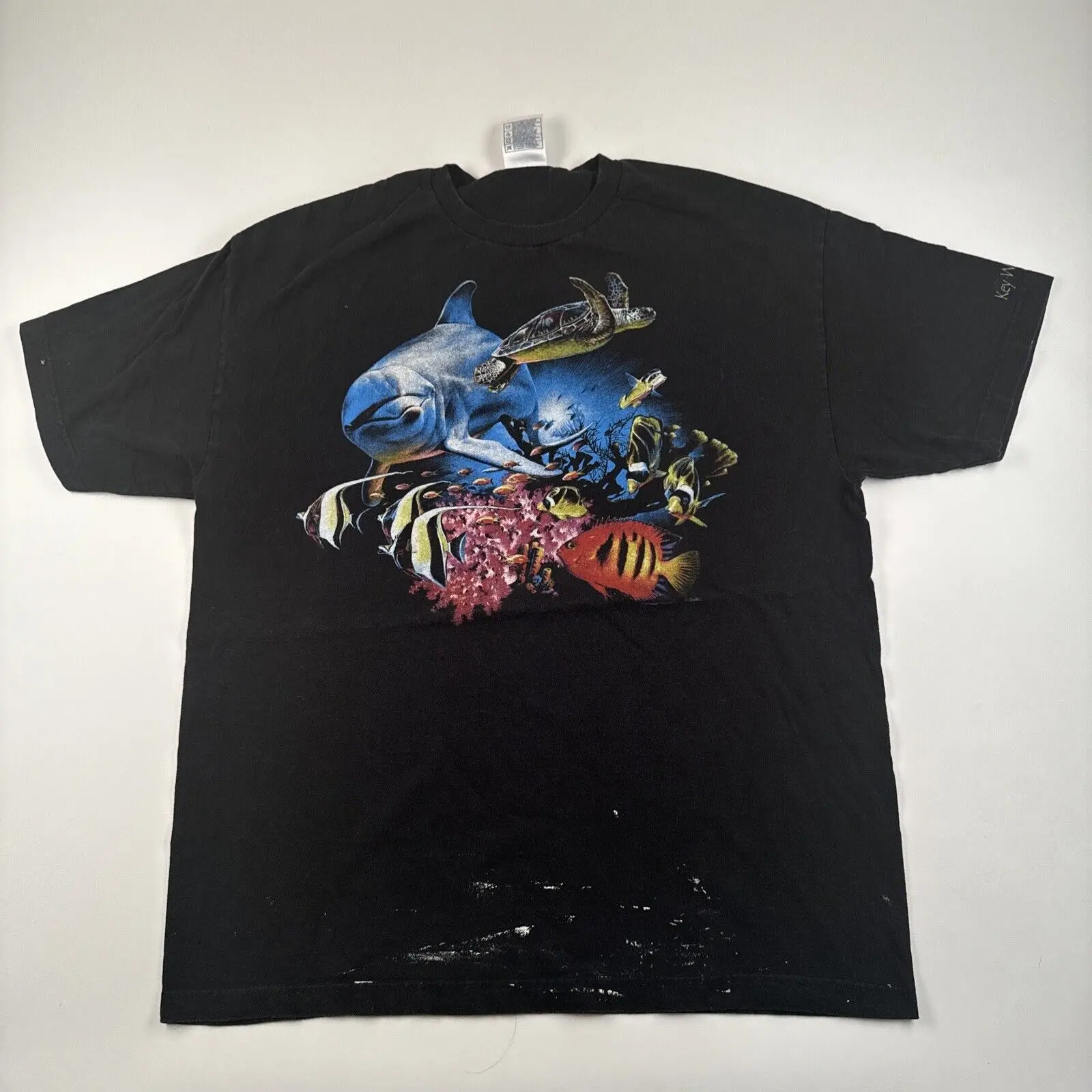 Vintage Key West T Shirt Rozmiar Xl Fish Ocean