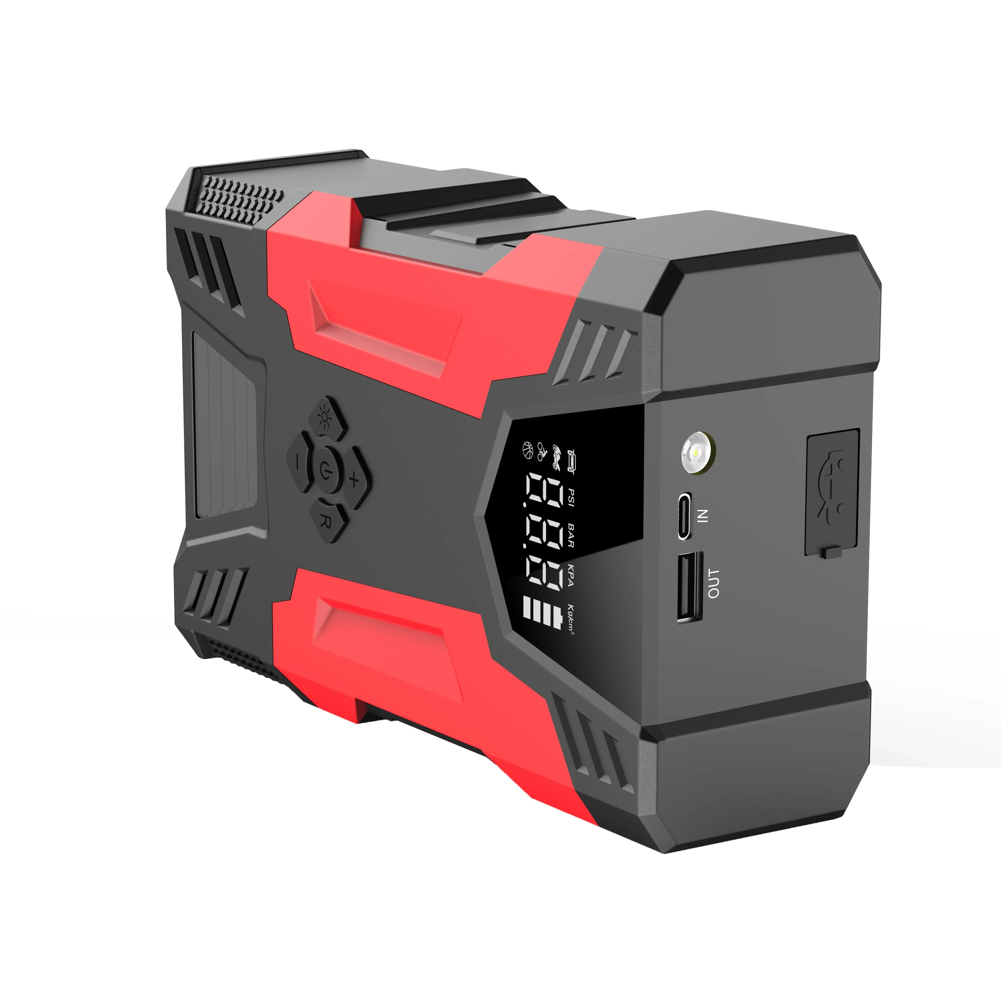 

3000A Portable Car Jump Starter with Tyre Inflator Jump Starter Power Bank with Air Compressor Car Jump Starter with Air Pump