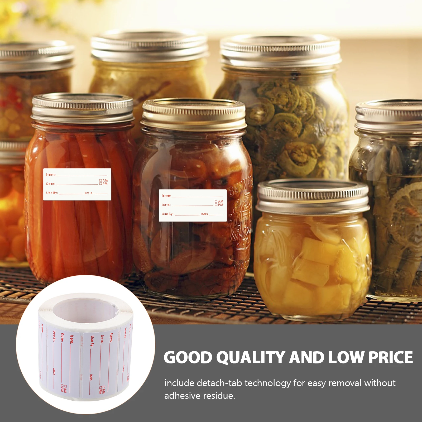 

Writing Rotary Food Storage Labels Permanent Removable Adhesive Stickers For Containers Freezer Pantry