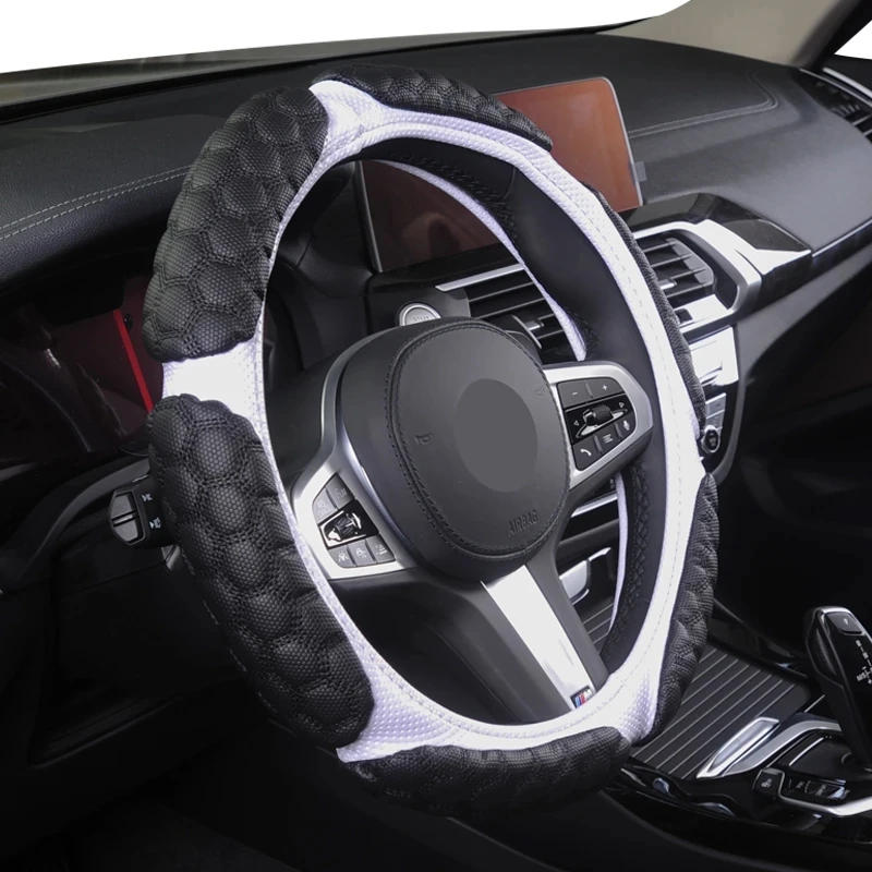 Fashion Steering Wheel Cover Universal For 37-38cm Car Steering Wheel Anti-Slip Friction Multiple Colors