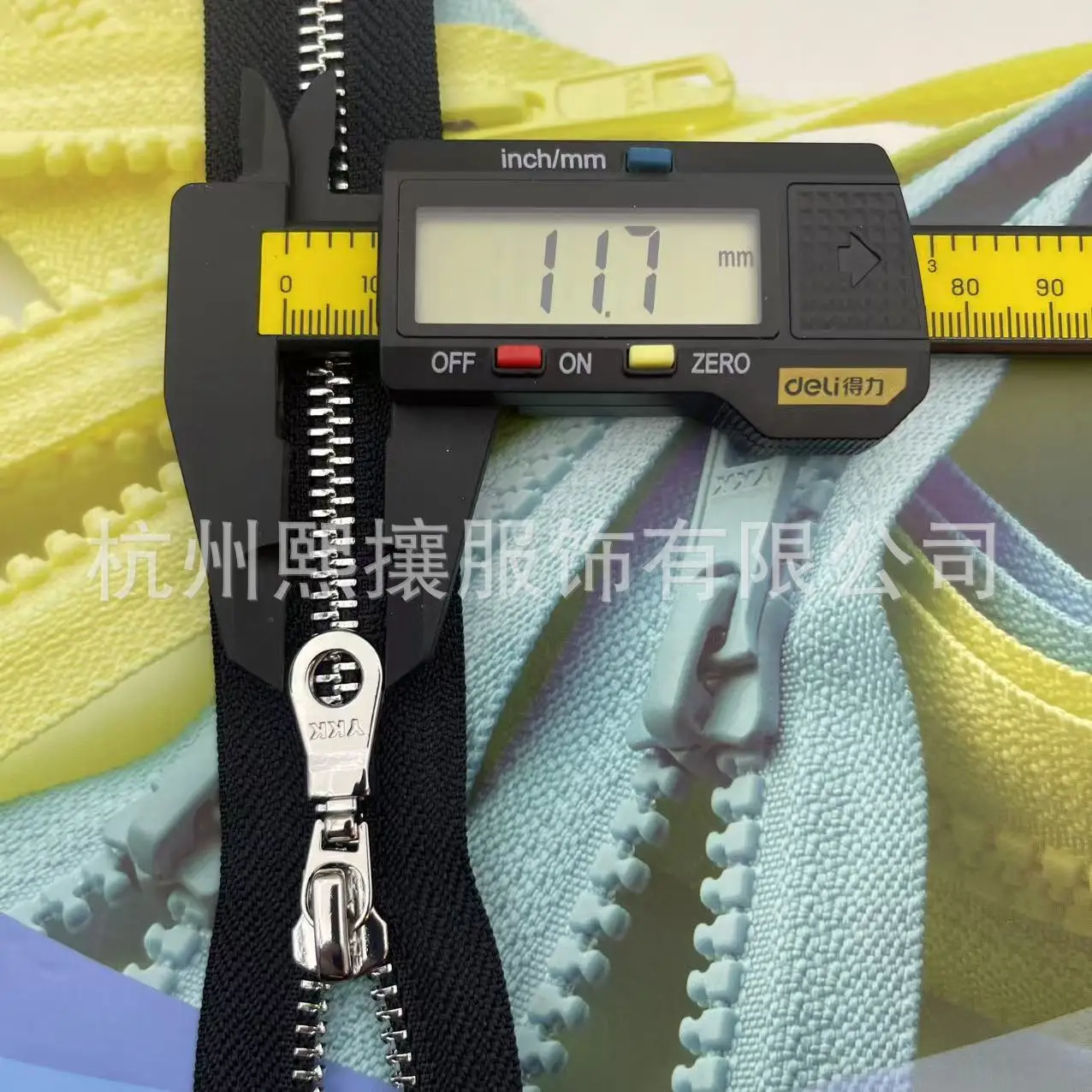 

10 шт./лот YKK 5 # Металлическая молния от 50 до 90 см, яркая платиновая, серебряная одинарная открытая черная куртка DALH, принадлежности для шитья одежды своими руками