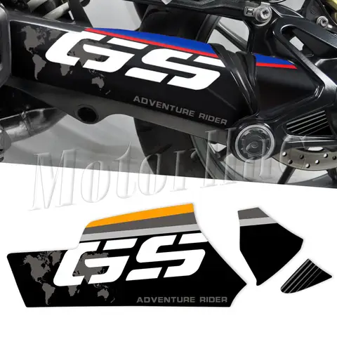 오토바이 R1200GS/GSAdv13-18 R1250GS/Adv19-22 트리플 블랙 3M 오토바이 스윙 암 스티커 스윙 암 데칼 키트