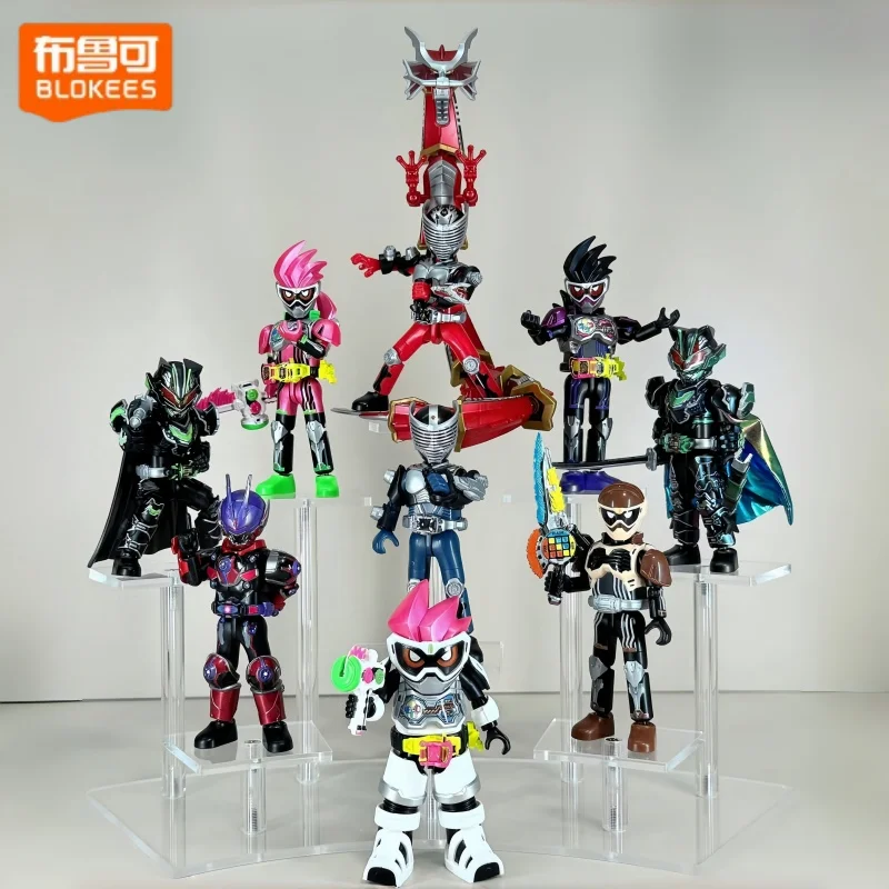 

Genuine Blokees Kamen Rider Blind Box Building Block Assembly Toy Multiple Celebrity Versions V3 Action Figure Desktop Toy Gift