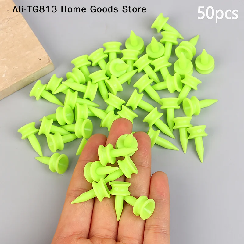 

[TG813]50Pcs/Pack Professional Golf Tees 25MM 0.98' Castle Green Golfer Accessory Plastic Golf Tees Perfect For Teeing The Ball