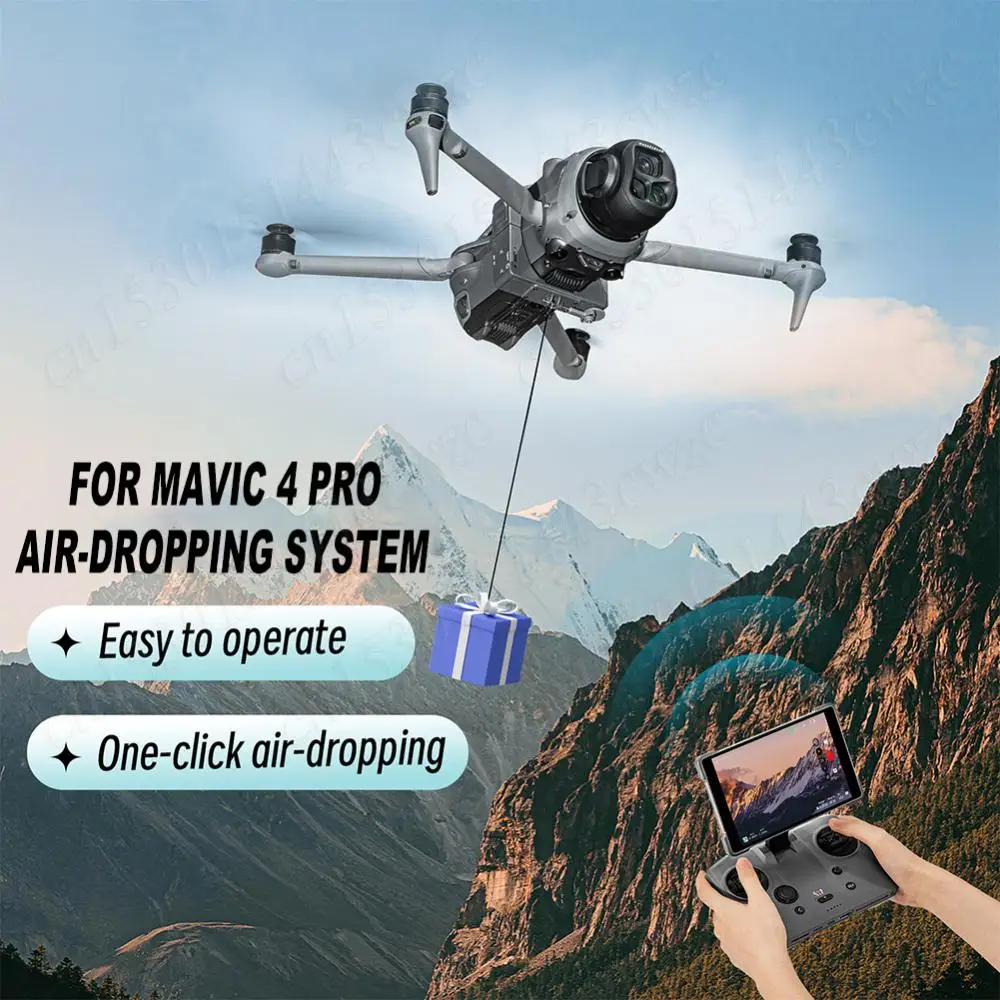 ポータブルドローンエアドロップシステム-dji-mavic-4-pro-クイックリリーススローワーリモートレスキュー-結婚指輪-ギフトスローワードローンアクセサリー