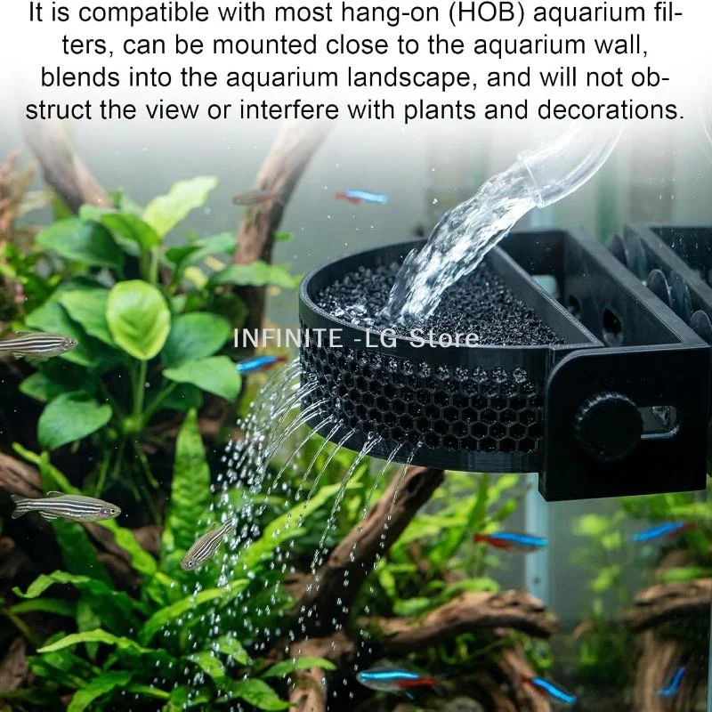 Aquarium Filter Baffle With Su - огляд і ціна Fish Tank Filter Aquarium