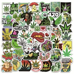 10/30/50PCS Funny Characters Leaves Weed Smoking Graffiti Stickers DIY Skateboard Fridge Guitar Motorcycle Cool Sticker Kid Toys