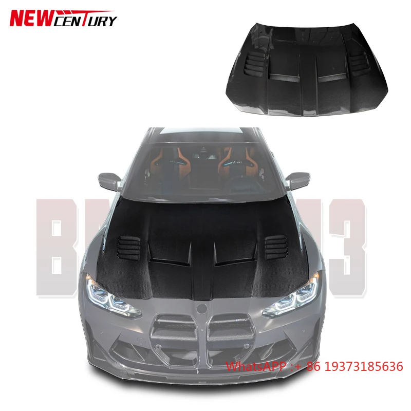 G80G82 Carbon Fiber Hood Suitable for 2020+ BMW M3G80M4G82 G8X Modified GTS-V Carbon Fiber Hood