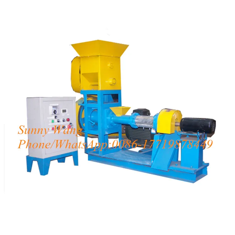 

Tilapia farming equipment floating and sinking fish feed pellet machine high quality fish food extruder