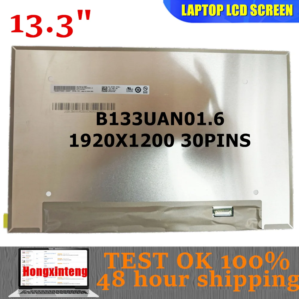 B133UAN01.6 HW0A Original NEW 13.3INCH Laptop LCD Screen 16:10 1920x1200 30PINS WITHOUT TOUCH