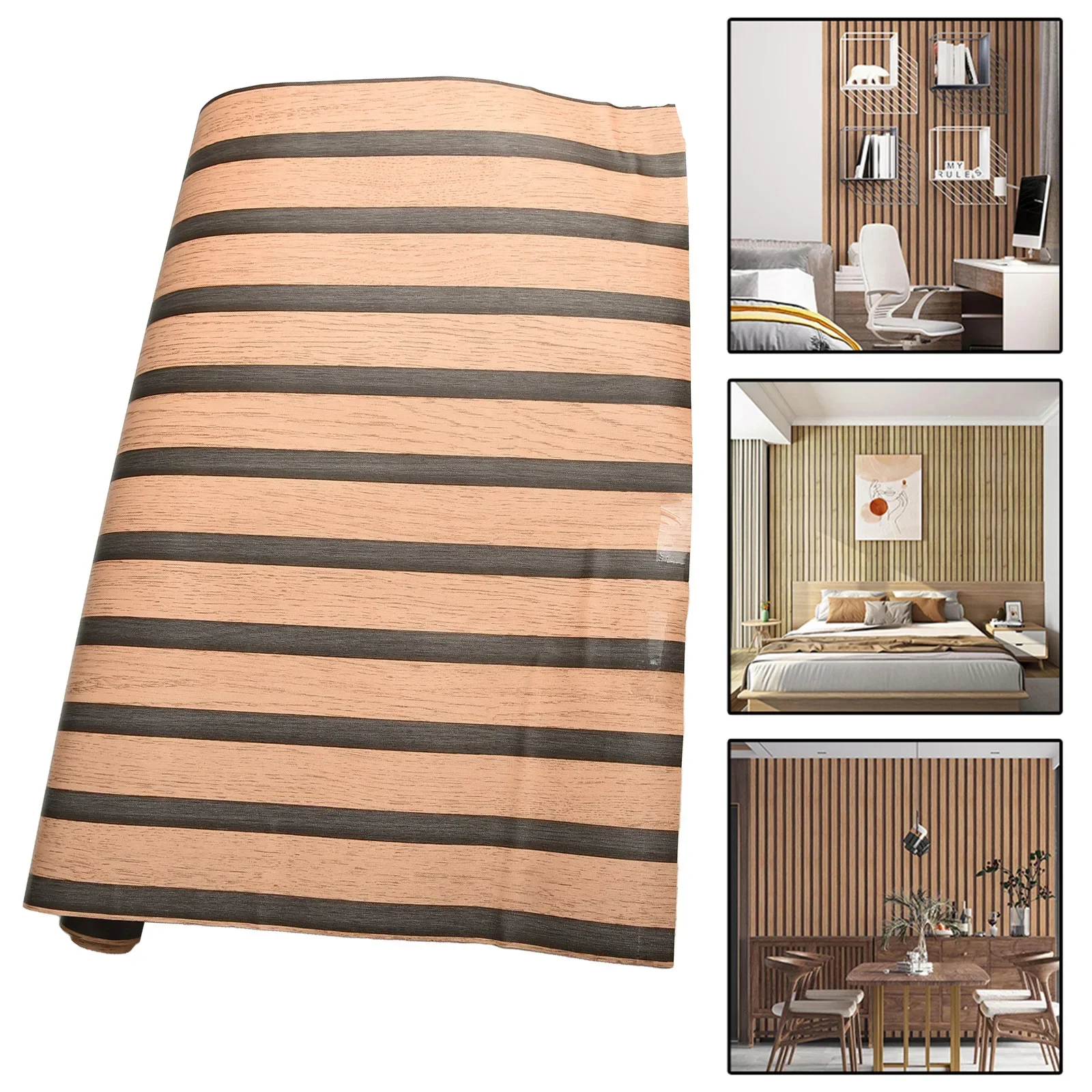 Self-Adhesive Wood Grain Wall Stickers Peel And Stick Decorative Vinyl Film For Countertop Cabinets Shelf Removable 45cm*3Meter