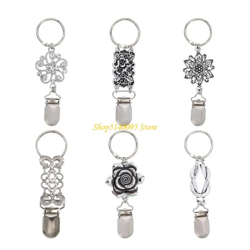 

DXAE 6 шт. металлический держатель для кепок, зажим для любителей активного отдыха, безопасный ветрозащитный инструмент для для