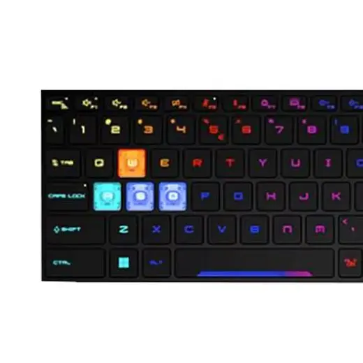 

Black Laptop Backlit Keyboard For MSI Vector A18 HX A8W A8WIG A9W A9WIG A9WHG English US No AI Key No Frame New