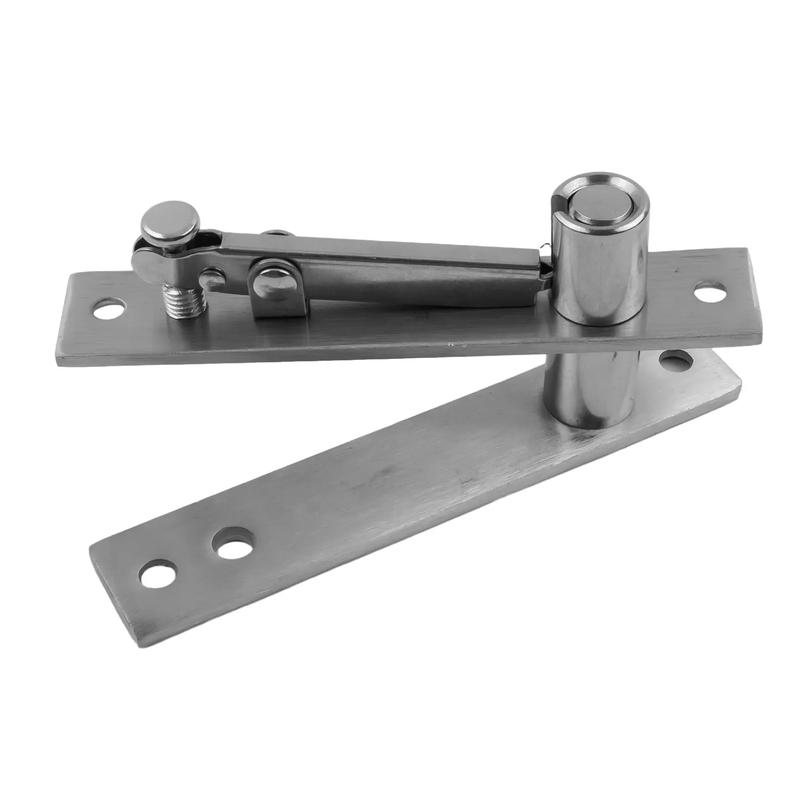 Door Hinges Pivot Hinge Kit Home Office DIY Doors Replacement Shaft Silver Stainless Steel System 2 Pcs Accessory
