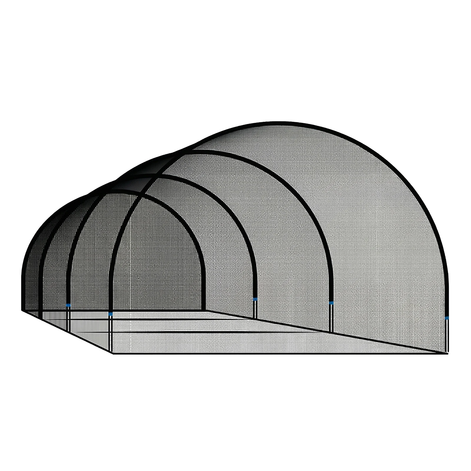 

30-футовая переносная бейсбольная и софтбольная баттинг-клетка для тренировок на заднем дворе, оборудование для отработки ударов