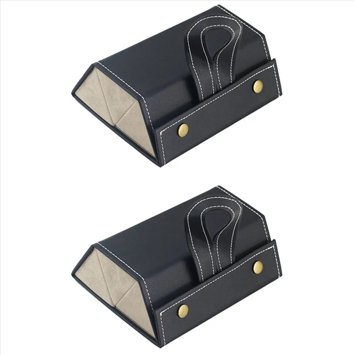 【HOT ITEMS】2X Sunglasses Organizer 3 Slots Travel Glasses Case Multiple Pairs Eyeglasses Storage Box Hanging Eyewear Holder