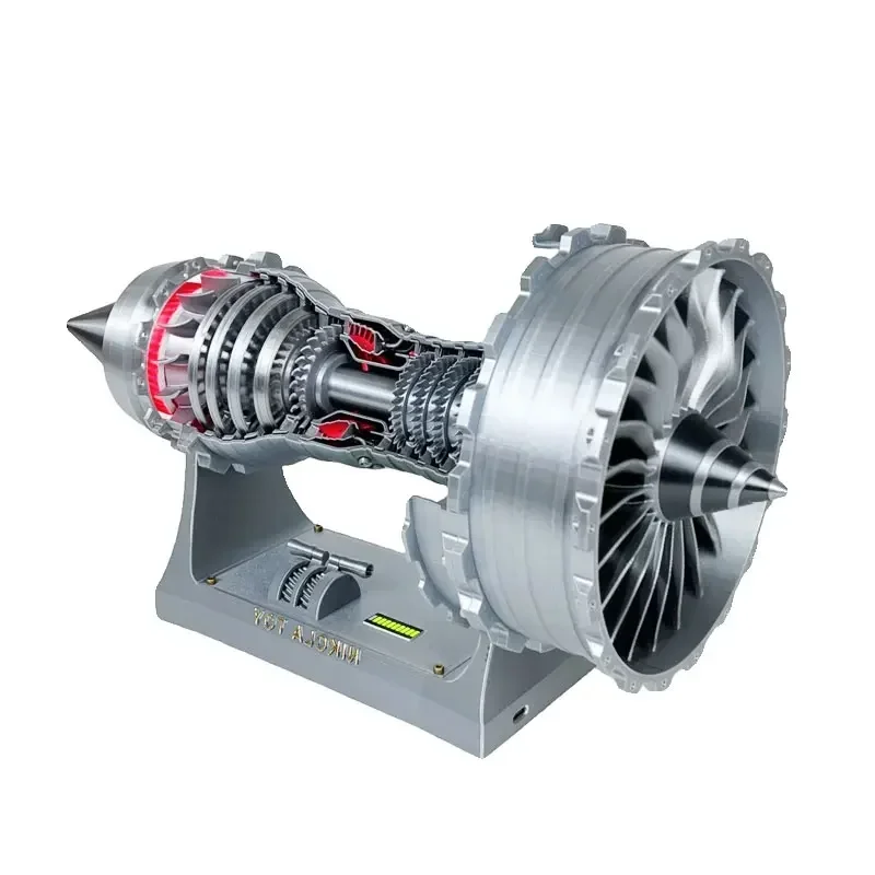 

40cm TR-900 Turbojet Turbofan Engine Model Building Kit Final Fighting Stance PAL 3D Printing Craft Plastic Model Toy - Finished