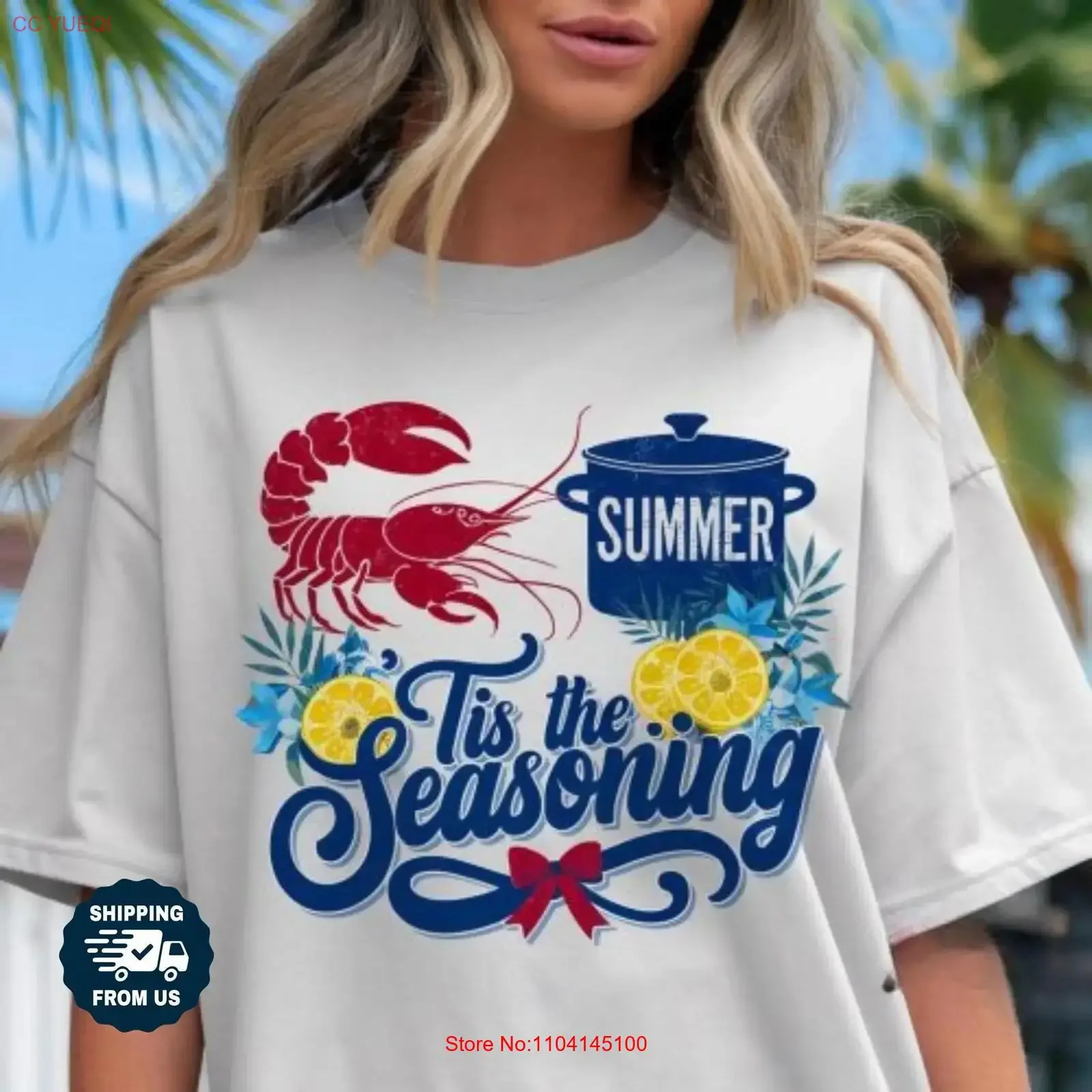 

Раки Boil Tis The Seasoning Футболка Лобстер Летний женский сезон Мужчины Для нее винтажный стираный топ для повседневной носки Мягкий