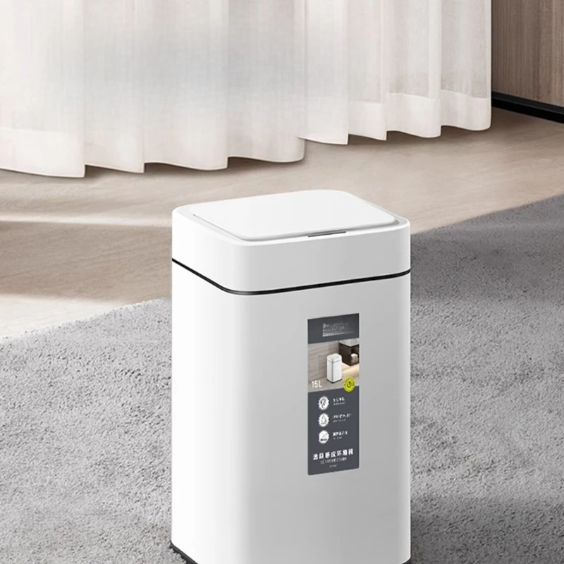 

Smart trash can Automatic inductive home living room Kitchen Light luxury bathroom Toilet