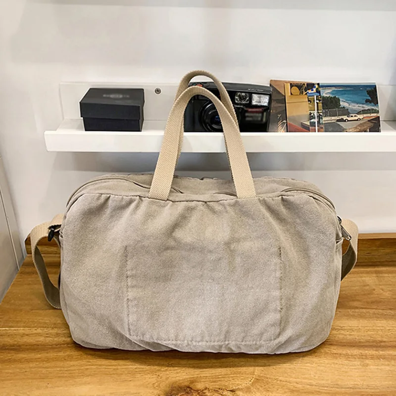 قماش الصالة الرياضية حقيبة اللياقة سعة كبيرة في الهواء الطلق السفر التدريب الرياضة الكتف حقيبة كروسبودي المحمولة ركاب حقيبة يد