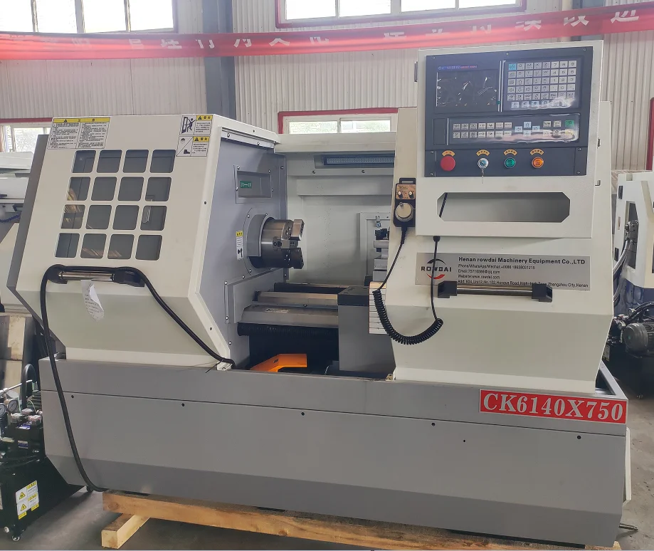 Popular CK6140 CNC Horizontal Flat Bed Lathe CK6150 CK6180 CE Certified Numerical Control Hine Tool