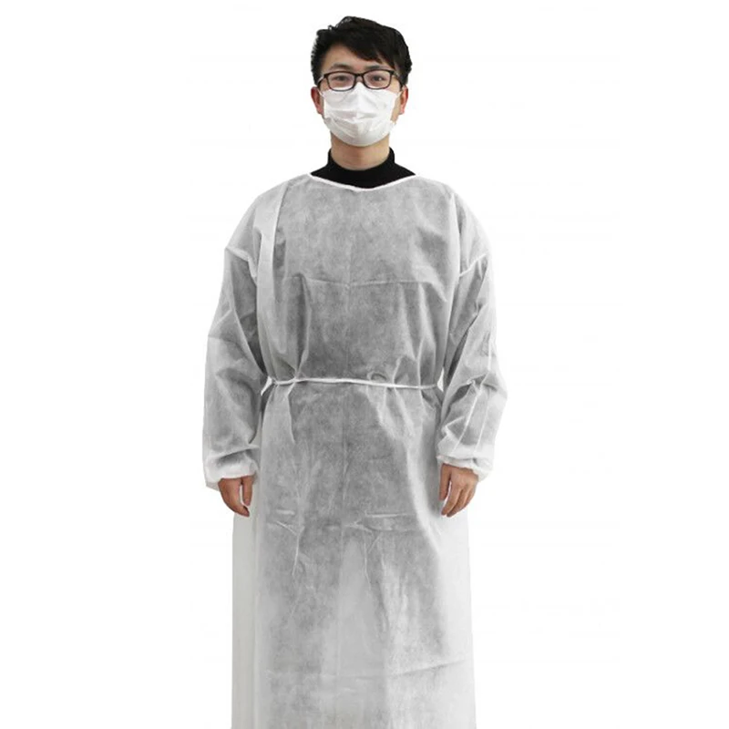 1pcs Disposable Medical Laboratory Isolation Cover Gown Surgical Clothes Uniform