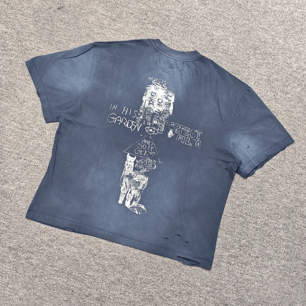 Yao Fashion Fit Vintage Street Style All Match Versatile Trendy Casual Comfortable Daily Tops T Shirt