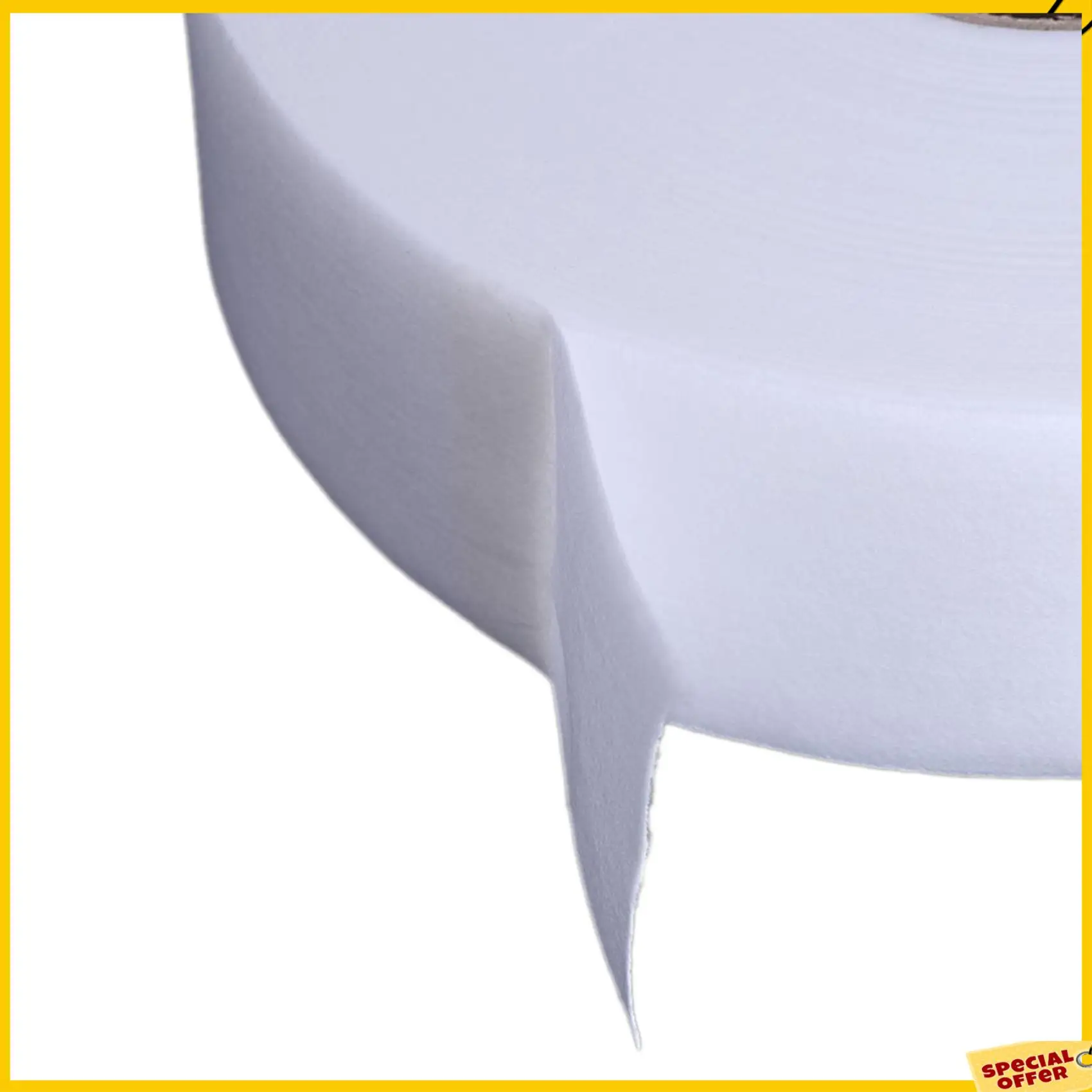 A24P 2X100 ярдов Бумага для депиляции Восковые полоски для удаления волос Нетканая бумага Роли для вощения (белые)