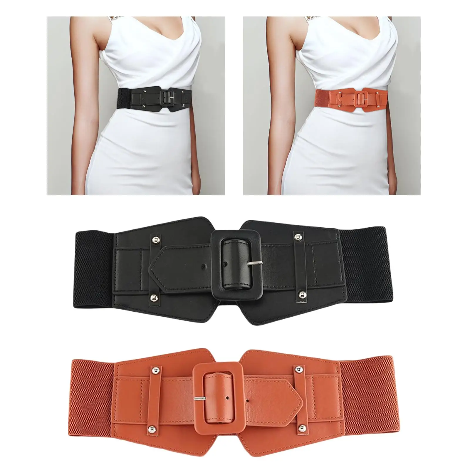 70 Cm Dress Elastic Waist Belt Stretch Cinch Belt Bridal Women Wide