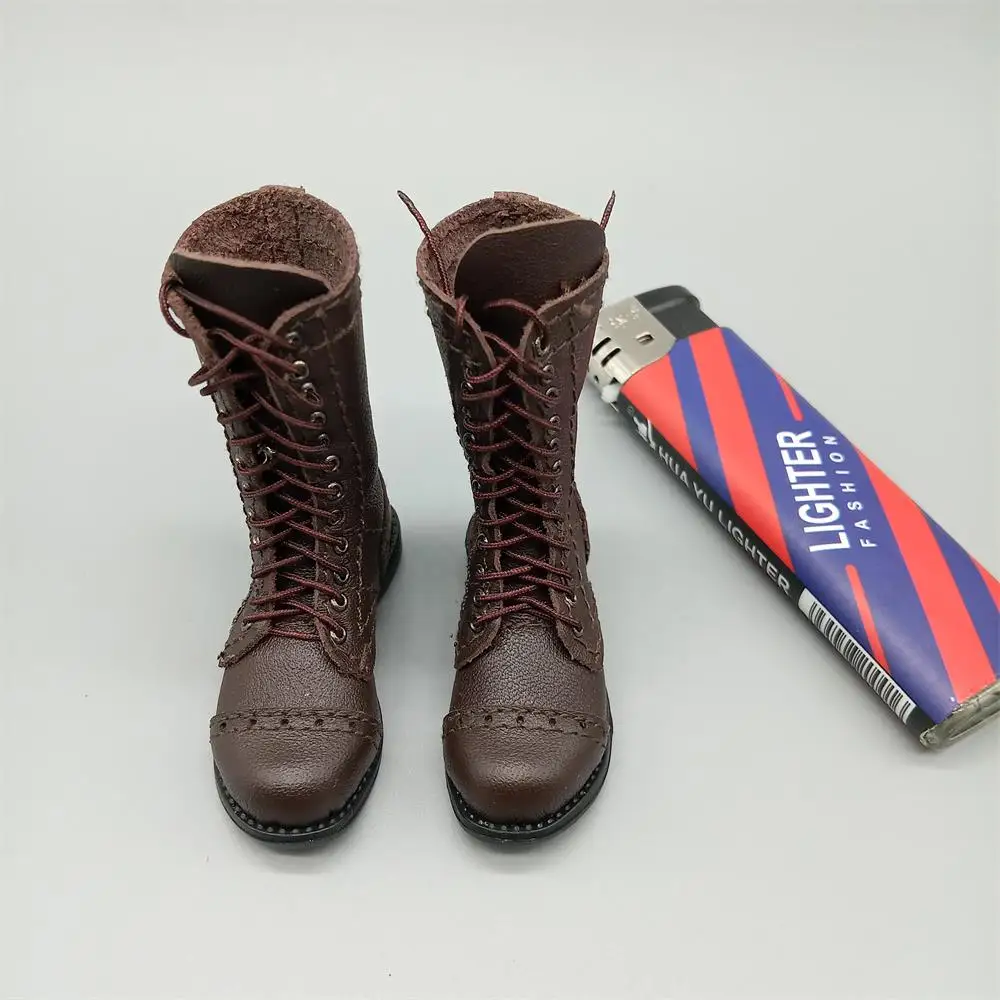 1/6 DID A80161 WWII Series US 101st Army Division Ryan 2.0 Soldier Battle Leather Hollow Boot Shoe Fit 12