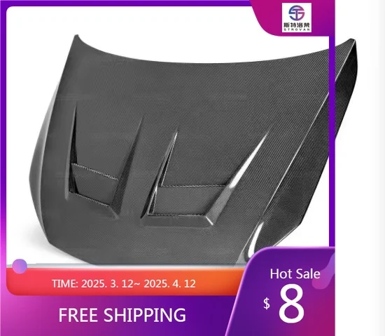 

Deren High QualityCARBON FIBER HOOD for VOLKSWAGENs GOLF7 GTI R Golf 7 gti Mk7