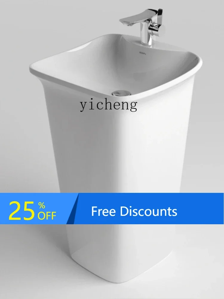 LYY Washbasin Ceramic Pillar Basin Column Whole Washbin Ceramic