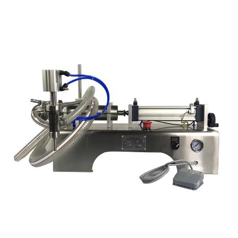 

Liquid filling machine Pneumatic Piston Liquid Filler Wine Milk Juice Vinegar Coffee Oil Drink Detergent Filling Machine