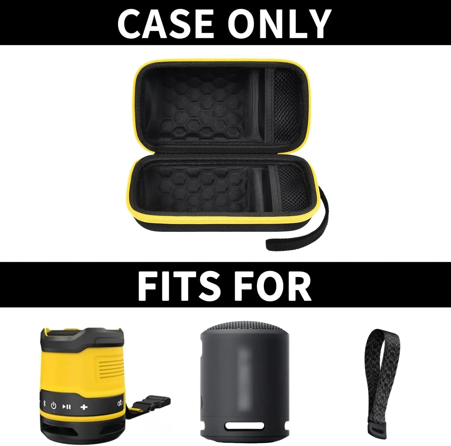 Case Compatible with DEWALT DCR008/ for Sony SRS-XB13 Bluetooth Speakers - Storage Bag for USB-C Rechargeable Jobsite Box Only