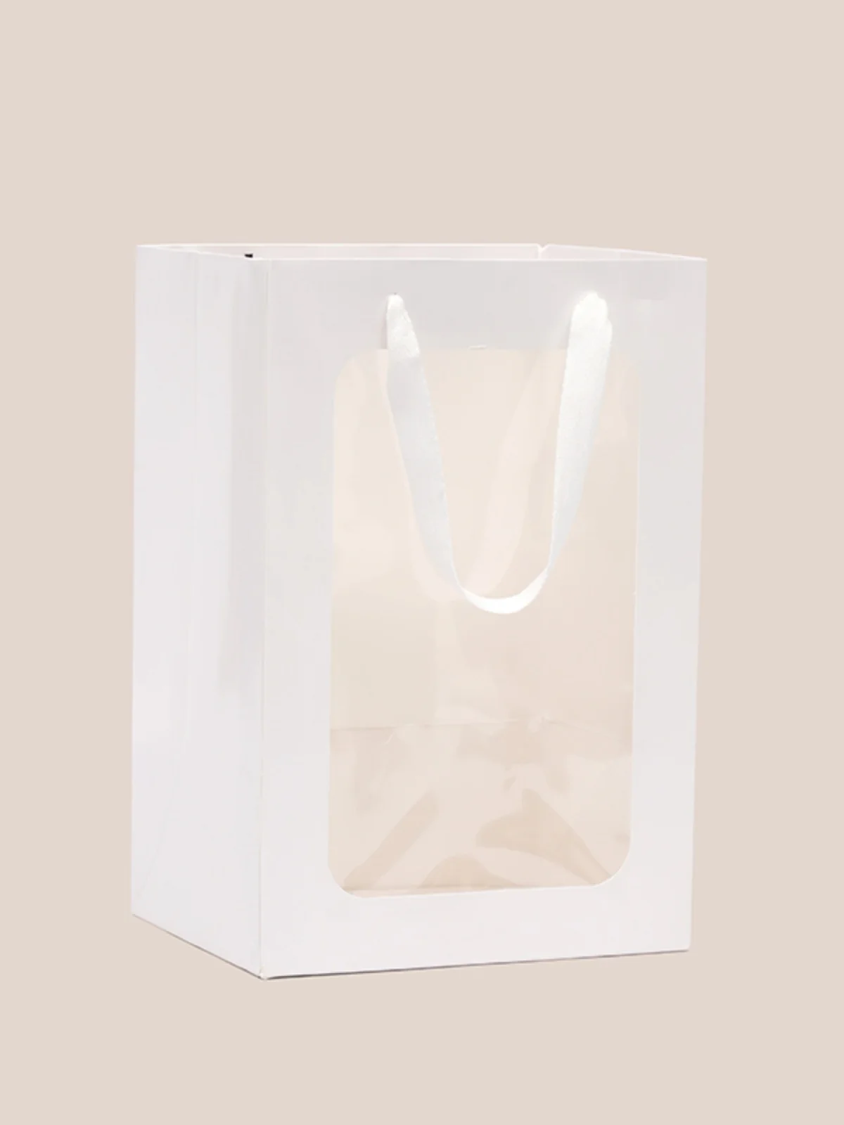 

Портативная белая подарочная коробка для дня рождения, премиум-класса, с имитацией цветов и растений, художественная упаковка для садоводства