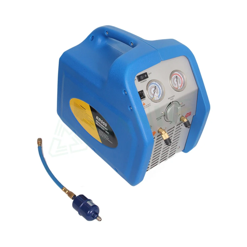 

100-240V 50/60Hz Portable Recovery Unit RR500 Air Conditioner Refrigerant Recovery Machine