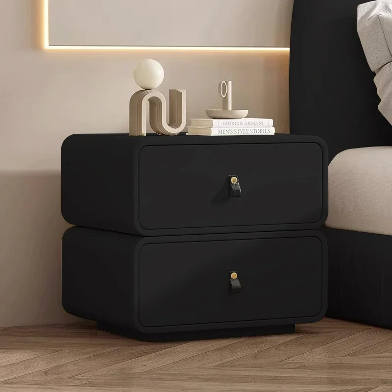 

Storage Mobile Nightstands Drawers Luxury Modern Replica Designer Bedside Table Smart Wood Mesilla De Noche Bedroom Furniture