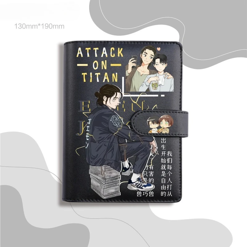 هجوم على تيتان إرين جايجر ميكاسا أكرمان دفتر أنيمي قيمة عالية لتقوم بها بنفسك طباعة الموثق طالب كتيب رائع مذكرات الهدايا